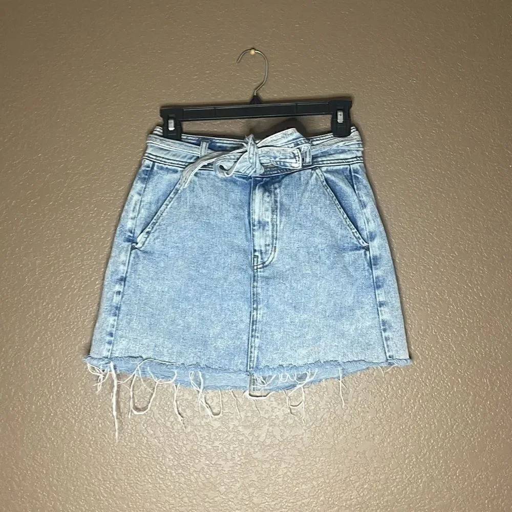 PacSun acid washed denim skirt size 26/2
